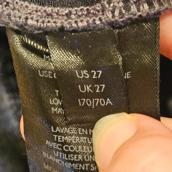 Free People We The Free Maggie Mid-Rise Ripped Straight Jeans Womens 27 Cropped - Picture 13 of 16